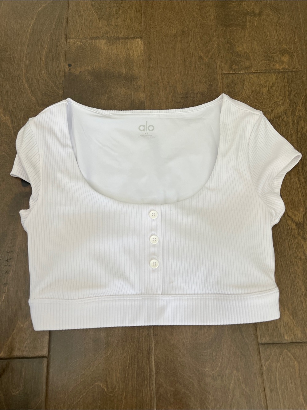 ALO Yoga Blissful Henley Bra Top - Picture 2 of 4